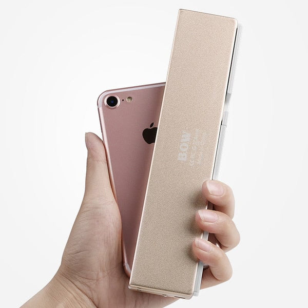 SearchFindOrder Tri-Fold Bluetooth Keyboard for iPad & iPhone