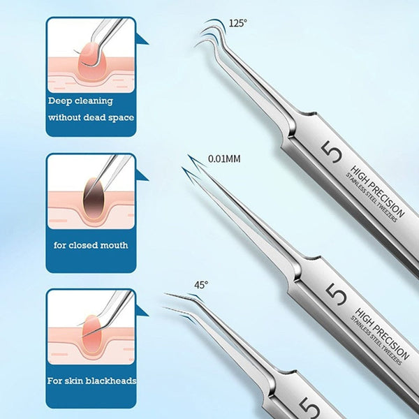 SearchFindOrder Ultra-fine No.5 Blackhead Removal Tweezers