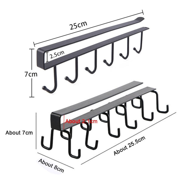 SearchFindOrder Under Shelf Storage Hanging Rack Organizer