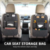 SearchFindOrder Universal Car Back Seat Storage Organizer with Elastic Felt Storage Bag 6 Pockets Organizer