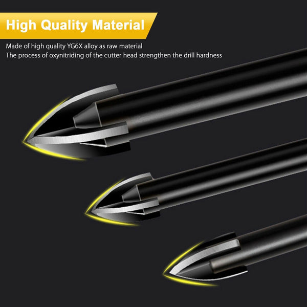 SearchFindOrder Universal Hex Tungsten Carbide Drill Bit Kit