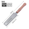 SearchFindOrder Versatile Japanese Double-Edged Saw - SK-5 Steel, Flexible Blade for Precise Woodworking & Flush Cut Trimming