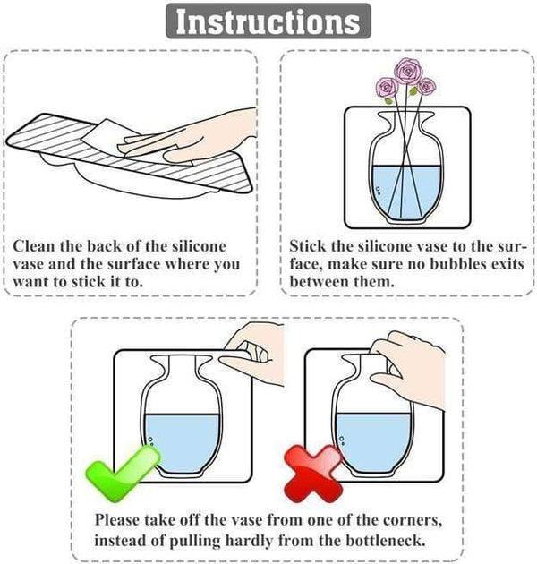 SearchFindOrder Wall Decor Magical Flower Vase