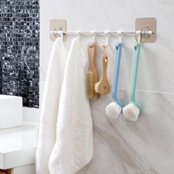 SearchFindOrder Wall Mounted Towel Rack Storage