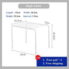 SearchFindOrder White-high Adjustable Holders Metal Racks For Kitchen Cabinet Organizer