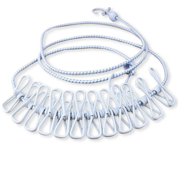 SearchFindOrder White The Portable Windproof Clothesline