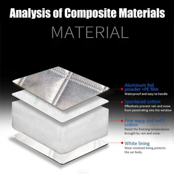 SearchFindOrder Windshield Snow and Sun Shade Cover