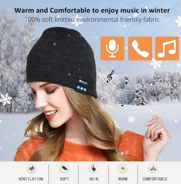 SearchFindOrder Wireless Headphone Winter Hat