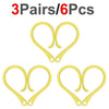 SearchFindOrder Yellow 3 Pairs Ear Hook AirPods Holder