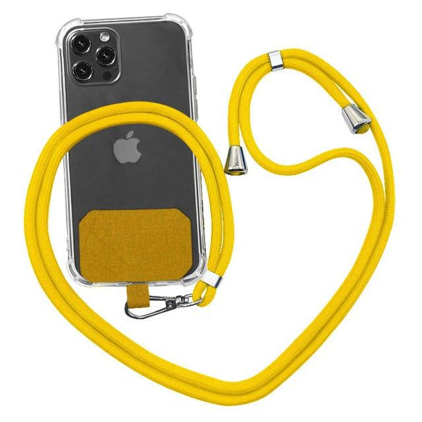 SearchFindOrder Yellow No Case Universal Nylon Lanyard for Cell Phones