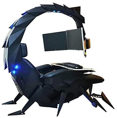 SearchFindOrder Zero Gravity Ergonomic Scorpion Super Gaming Cockpit Chair with 1-3 Monitors Support