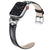 Yellow Angel Jewelry & Watches black / 38mm Leather loop Bracelet bands For Apple Watch Series 6 SE 5