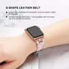 Yellow Angel Jewelry & Watches Leather loop Bracelet bands For Apple Watch Series 6 SE 5