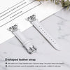 Yellow Angel Jewelry & Watches Leather loop Bracelet bands For Apple Watch Series 6 SE 5