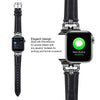 Yellow Angel Jewelry & Watches Leather loop Bracelet bands For Apple Watch Series 6 SE 5