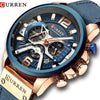 Yellow Angel Jewelry & Watches Watch Men Business Watches Leather band Wristwatch