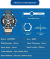 Yellow Angel Jewelry & Watches Watch Men Business Watches Leather band Wristwatch