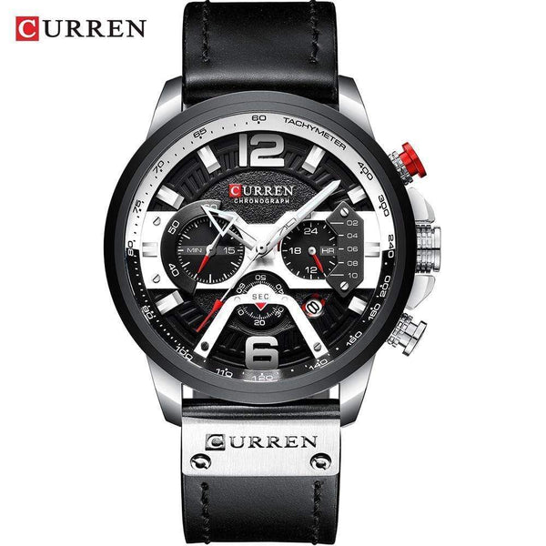 Yellow Angel Jewelry & Watches Watch Men Business Watches Leather band Wristwatch