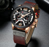 Yellow Angel Jewelry & Watches Watch Men Business Watches Leather band Wristwatch