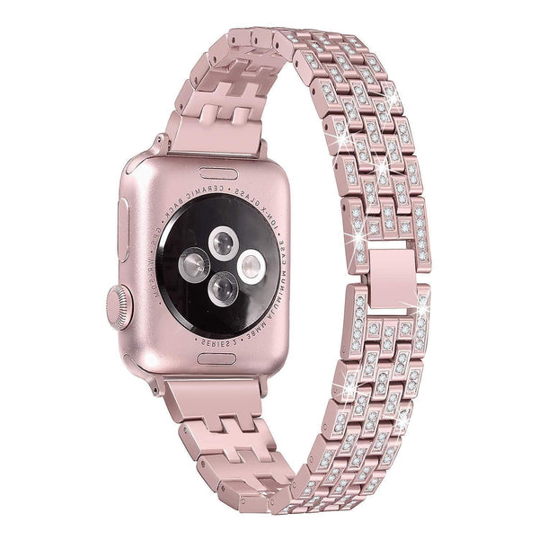 Yellow Angel Jewelry & Watches Women Diamond watch strap For Apple Watch Band SE