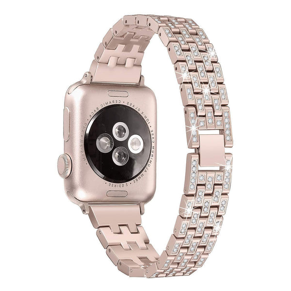 Yellow Angel Jewelry & Watches Women Diamond watch strap For Apple Watch Band SE