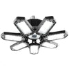 Deformable LED Garage Shop Light with 7+1 Adjustable Panels & E26/E27 Base