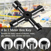 Plumbing Angle Stop Wrench Kit with Sillcock Key & Sleeve Puller
