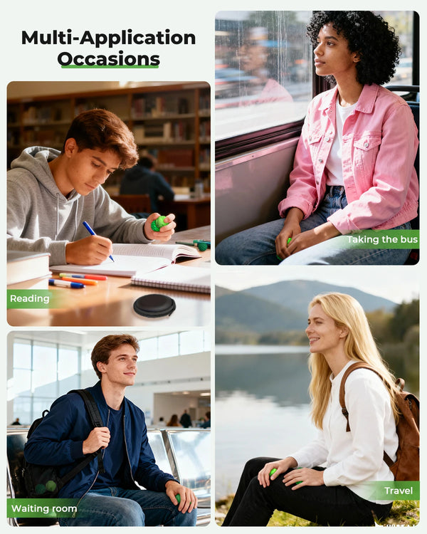 Silicone Magnetic Sensory Balls – Silent Stress Relief Fidget Desk Toys