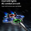 2.4G Remote Control Stunt Aircraft with LED Lighting, Gyro & 360° Rolls