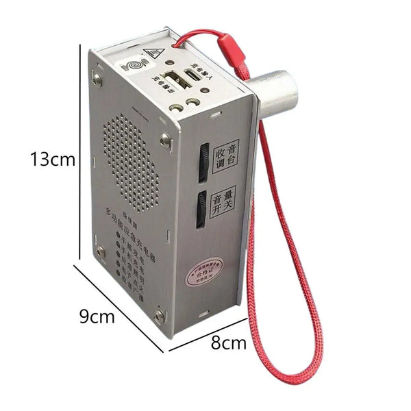Emergency Hand Crank Generator Radio – Portable USB Charger, Flashlight & Plasma Igniter Survival Tool