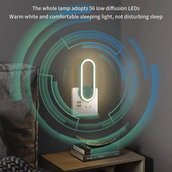 Ultrasonic Home Guardian – Indoor Environment Management System with LED Night Light