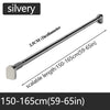 Adjustable Stainless Steel Shower Curtain Rod – No-Drill Telescopic Pole