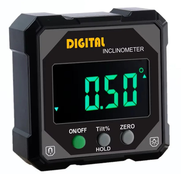 Digital Magnetic Angle Finder – 4 × 90° Electronic Level & Inclinometer