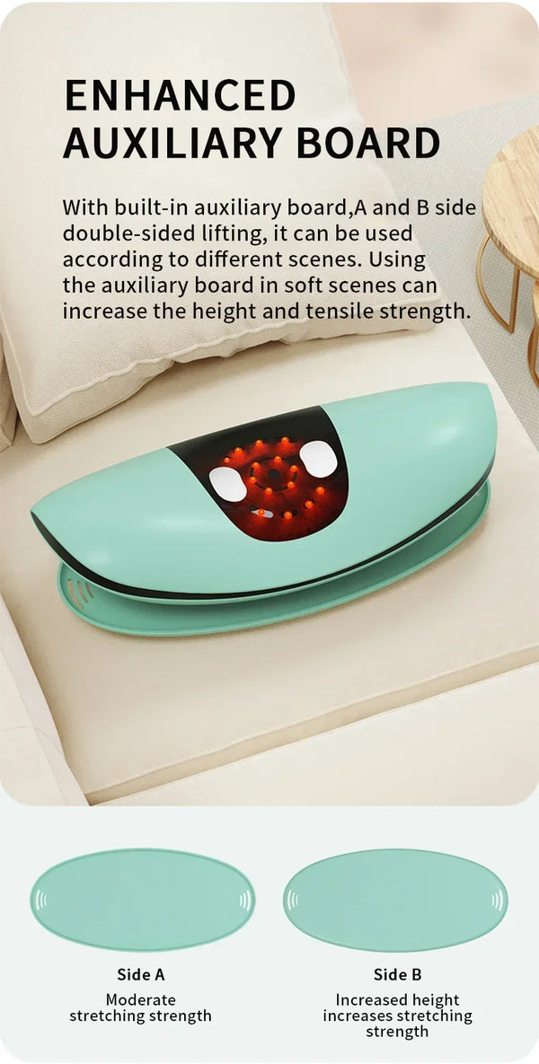 Intelligent Lumbar Massager – Electric Waist Traction Device with Heat & Vibration