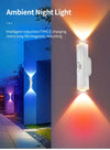 LED Motion Sensor Night Light – RGB Color Changing Wireless Magnetic Rechargeable Wall Lamp