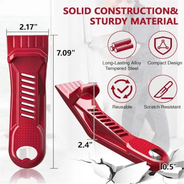 Hardened Steel Panel Jack for Door Alignment & Secure Installation (2-Pack)