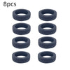 Suitcase Wheel Protection Covers – Silent Rubber Luggage Caster Covers - (8PCS )