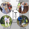 Folding Stool Cane – 2-in-1 Walking Stick & Portable Seat for Seniors