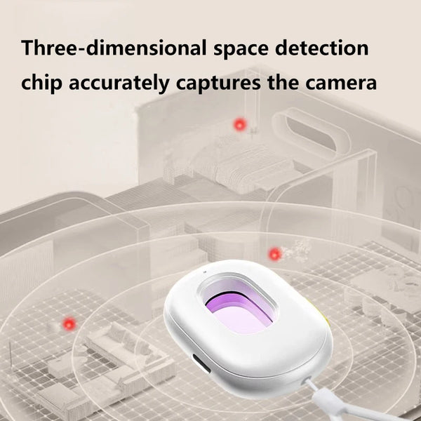 Wireless Hidden Camera Detector – Rechargeable IR Security Alarm Scanner
