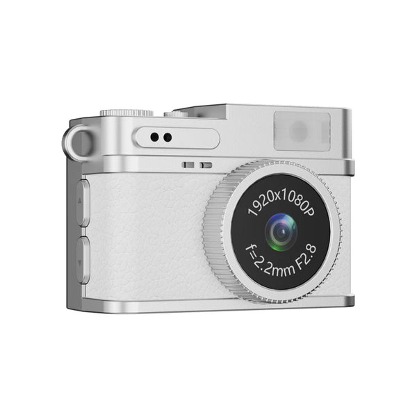Retro Mini Digital Camera – 1080P Full-HD Video Recorder with LED Fill Light and 0.96" IPS Screen
