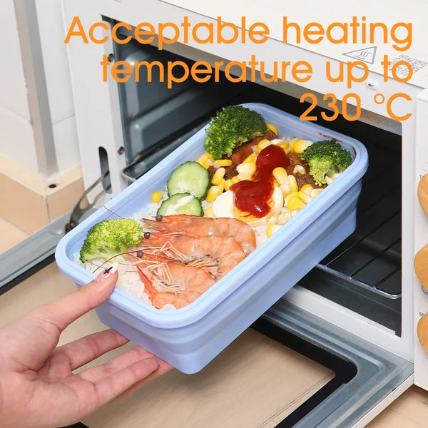Collapsible Silicone Food Storage Containers