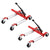 Wheel Dolly Heavy Duty Vehicle Positioning Ratchet Tire Jack Max Capacity 1500 Lbs Car Dolly for Car Auto Repair Moving