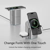 Qi2 Magnetic Wireless Charger – 15W 3-in-1 for iPhone, Watch & AirPods