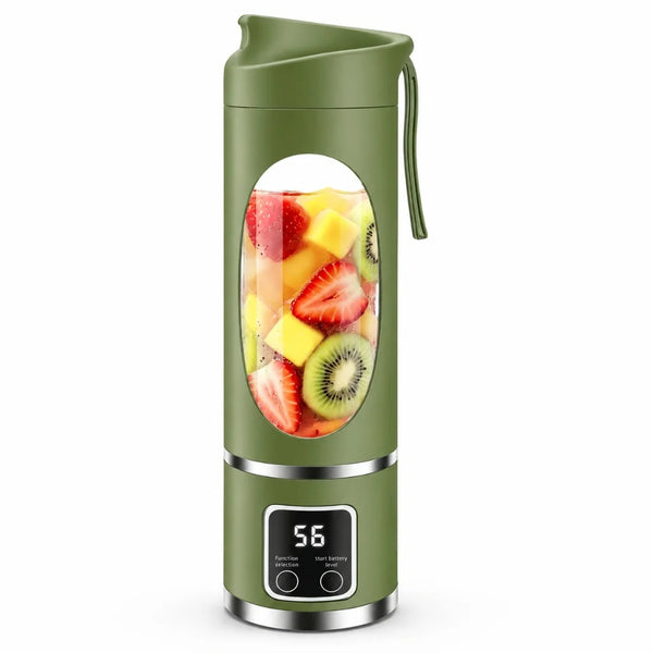 450ml Portable Juicer Blender Cup – 12-Blade Rechargeable Smoothie Maker