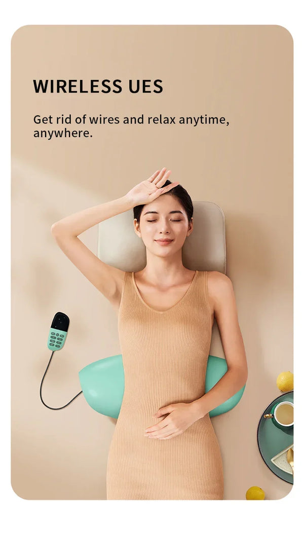 Intelligent Lumbar Massager – Electric Waist Traction Device with Heat & Vibration