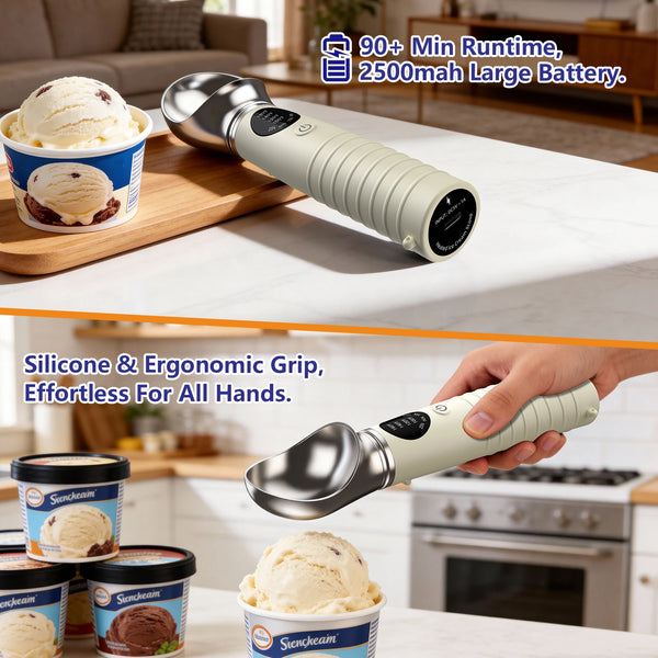 USB Rechargeable Heated Ice Cream Scoop