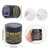 Solar Mandala Wall Lamp – Waterproof LED Fence Light for Garden & Courtyard