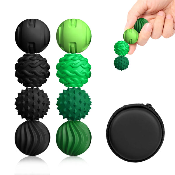Silicone Magnetic Sensory Balls – Silent Stress Relief Fidget Desk Toys