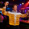 Transparent Wearable Beer-Drinking Jacket for Parties, Festivals & Gag Gifts