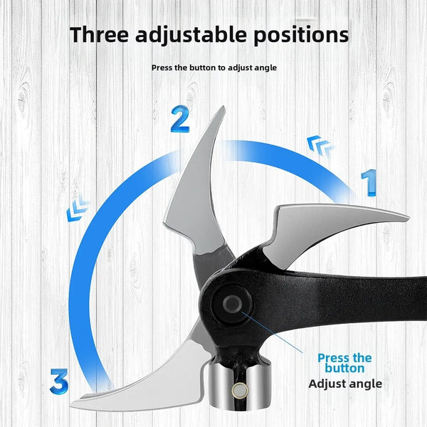 Magnetic Nail Holder, Three-Angle Head & Comfort Grip Handle